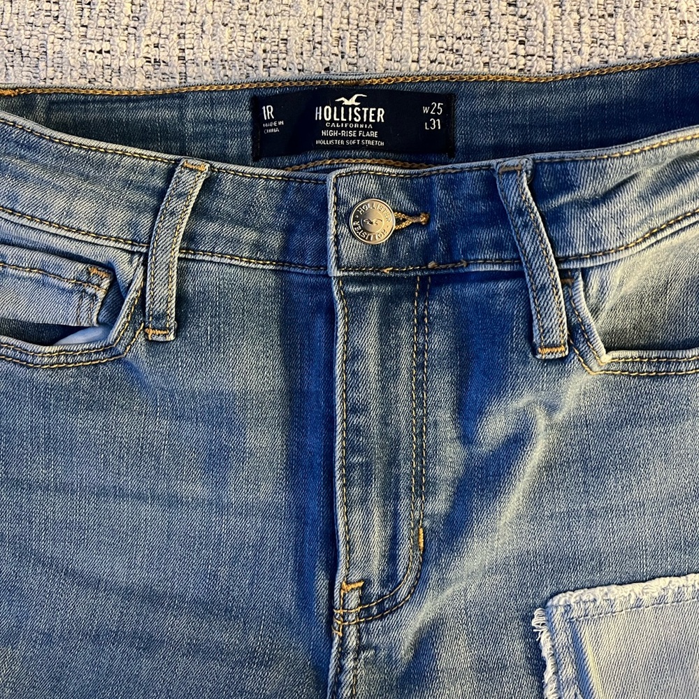 Holster patchwork jeans flare